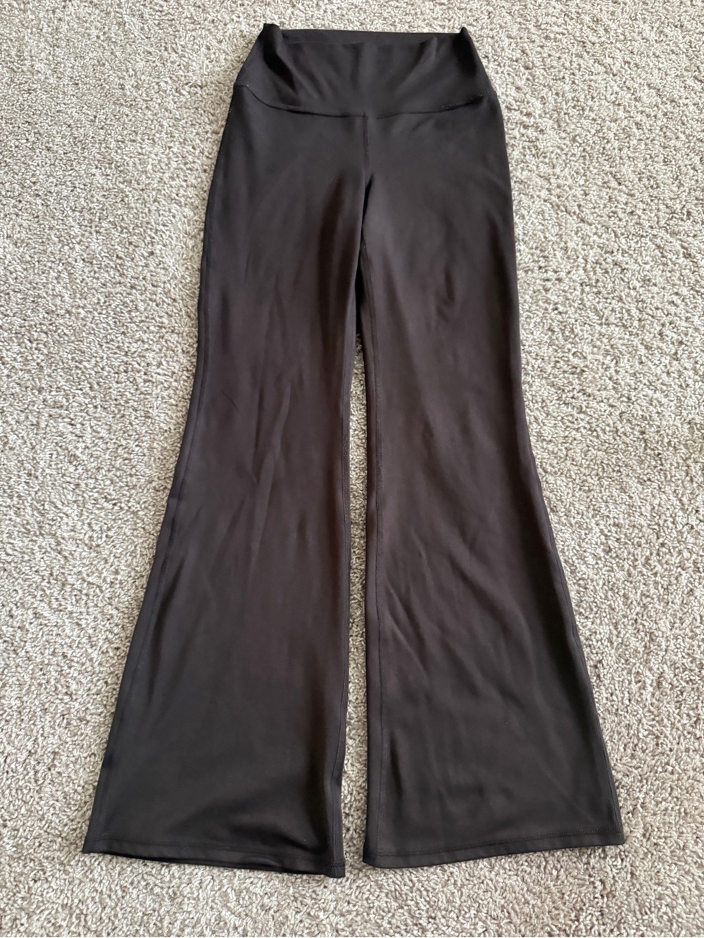 Gilly Hicks Black High-Waist Flare Pants